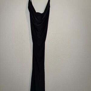 Sophisticated Black Midi Dress
